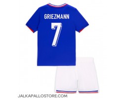 Ranska Antoine Griezmann #7 Kotipaita Lapsille EM-Kisat 2024 Lyhythihainen (+ shortsit)